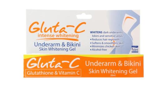 Gluta-C skin lightening underarm en bikini gel 20ml, Sieraden, Tassen en Uiterlijk, Beautycases, Ophalen of Verzenden