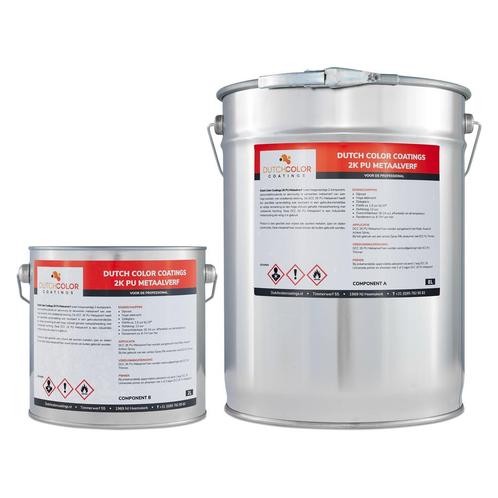 DCC 2K PU Metaalverf Wit 10L, Doe-het-zelf en Verbouw, Verf, Beits en Lak, Verf, Wit, Nieuw, 5 tot 10 liter, Verzenden