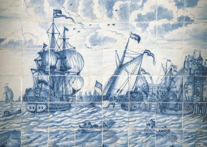 Tegeltableau met Schip Puzzel (1000 stukjes) | Puzzelman -, Hobby en Vrije tijd, Denksport en Puzzels, Nieuw, Verzenden