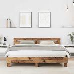 vidaXL Bedframe met hoofdeinde Oud Hout 180 x 200 cm Bewerkt, Huis en Inrichting, Slaapkamer | Bedden, Verzenden, Nieuw, Bruin