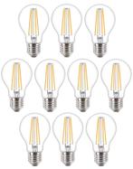 10 stuks Philips LED lamp E27 7W 806lm 2700K Helder Niet-..., Ophalen of Verzenden, Nieuw