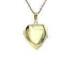 Gouden vintage hart medaillon met gravure 14 kt, Sieraden, Tassen en Uiterlijk, Kettinghangers, Ophalen of Verzenden, Nieuw