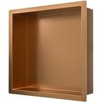 Wiesbaden Demis Inbouwnis - 30x30x10cm - Geborsteld Brons, Ophalen of Verzenden, Nieuw, Rvs