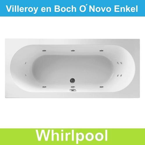Ligbad Villeroy & Boch O.novo 180x80 cm Balboa Whirlpool, Doe-het-zelf en Verbouw, Sanitair, Bad, Nieuw, Ophalen of Verzenden