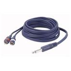 DAP FL333 Mono Jack - 2x RCA kabel 3m, Muziek en Instrumenten, Kabels en Stekkers, Verzenden, Nieuw