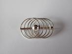 Zilver - Broche - Bauhaus spiralen Broche