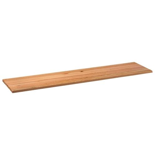 vidaXL Tafelblad rechthoekig 320x80x4 cm massief eikenhout, Huis en Inrichting, Tafels | Eettafels, Nieuw, Verzenden