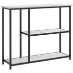 TRUUSK Console Tafel Gangtafel Met 2 Niveaus Bijzettafel Sof, Verzenden, Nieuw