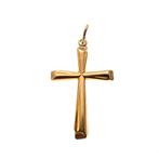 Gouden hanger van een kruis, Goud, Goud, Gebruikt, Verzenden