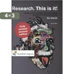 Research. This is it! 9789001816964 Ben Baarda, Boeken, Verzenden, Nieuw, Ben Baarda