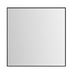 Spiegel Wiesbaden Ribbella Met Frame 100 cm Mat Zwart, Ophalen of Verzenden, Nieuw, Bad