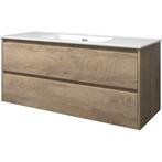 Wastafel porselein Elegant enkel | Onderkast 2 laden, Verzenden, Nieuw, Wastafelkast