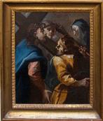 Italiaanse school (XVIII) - Salita di Cristo al calvario, Antiek en Kunst