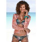 Lascana Push-upbikinitop Reese met palm print, Kleding | Dames, Verzenden, Nieuw
