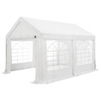 Partytent / Paviljoen Gala - 3 x 4 meter - Wit - Incl. Zijwa, Tuin en Terras, Verzenden, Nieuw