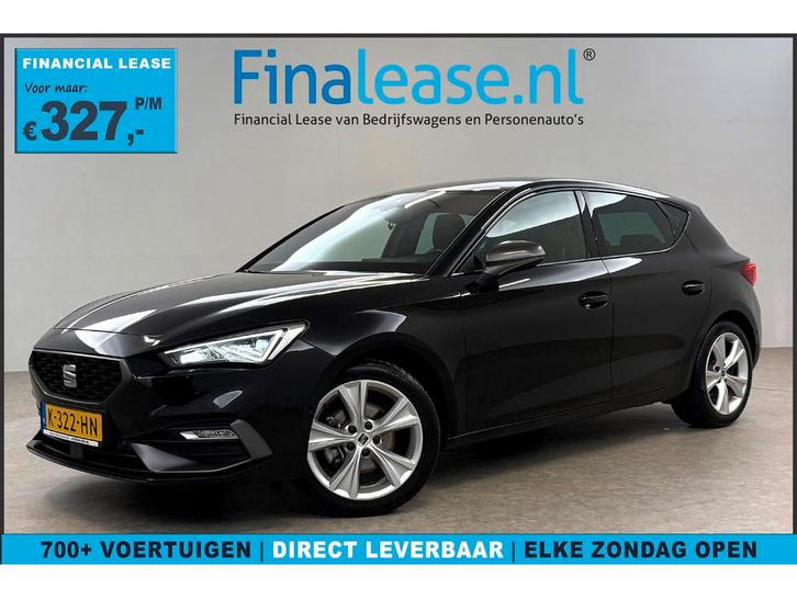 SEAT Leon 1.5 eTSI FR 150PK Virtual Camera Sfeer Adaptive, Auto's, Seat, Lease, Automaat, Overige carrosserieën, Hybride Elektrisch/Benzine