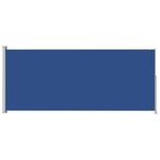 Zonnescherm uittrekbaar blauw | retourdeal | 64%, Tuin en Terras, Zonneschermen, 450 cm of meer, Nieuw, Ophalen of Verzenden, 150 tot 300 cm