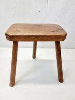 Kruk - Eik - Een vintage eiken krukje