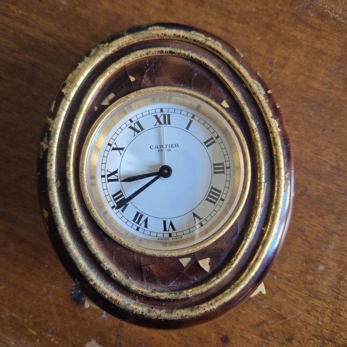Tafelklok - Cartier - Messing - 1980-1990, Antiek en Kunst, Antiek | Klokken
