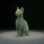 Replica van het oude Egyptisch Bronzen katbeeldje Bastet, Antiek en Kunst