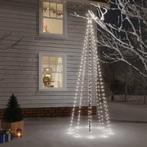 vidaXL Kerstboom met grondpin 310 LEDs koudwit 300 cm, Diversen, Kerst, Verzenden, Nieuw