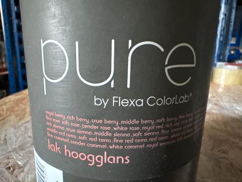 Flexa Pure Lak Hoogglans - ral 9010 - 2 liter, Doe-het-zelf en Verbouw, Verf, Beits en Lak, Lak, Overige kleuren, Nieuw, Minder dan 5 liter