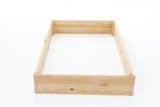 Onderhoudsvrije moestuinbak - 140x120x18 cm - hout en agr..., Tuin en Terras, Kweekspullen, Ophalen of Verzenden, Nieuw, Kweekbak