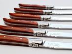 Laguiole - 6x Luxury Steak Knives - Rose Wood - style de -