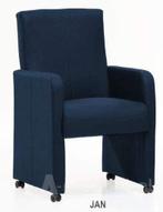 Eetkamerstoel Jan - eetkamerstoelen - Blauw, Huis en Inrichting, Stoelen, Nieuw, Blauw, Stof