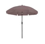 -34% Madison Lanzarote stokparasol Ø250cm | taupe, Tuin en Terras, Parasols, Kantelbaar, Nieuw, Stokparasol, 2 tot 3 meter