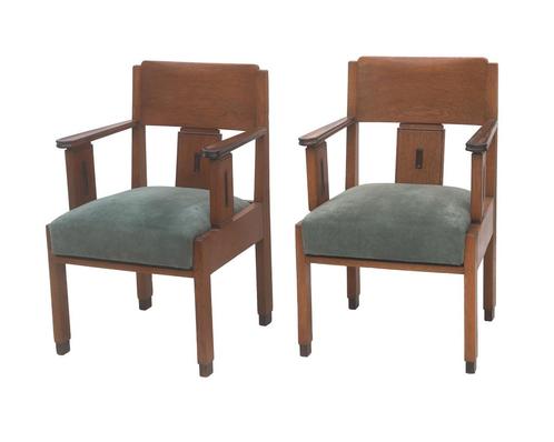 Amsterdamse School, Huis en Inrichting, Fauteuils, Gebruikt