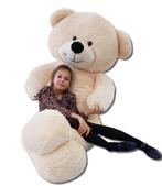 Teddybeer XXL - beige - 220 cm, Kinderen en Baby's, Speelgoed | Knuffels en Pluche, Ophalen of Verzenden, Nieuw