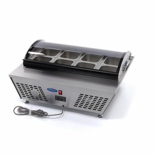 Saladette - 67 L - Tafelmodel - 8 x 1/6 GN, Zakelijke goederen, Horeca | Keukenapparatuur, Nieuw in verpakking, Koelen en Vriezen