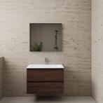 ACTIE BWS Badmeubel | Paris | Sonoma Choco 80 cm | Mat Wit, Ophalen of Verzenden, Nieuw, Bad