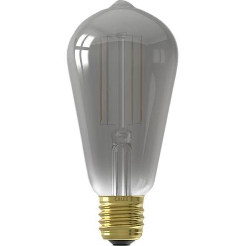 Calex Smart LED Lamp Edison Titanium E27 7W 400lm, Huis en Inrichting, Lampen | Losse lampen