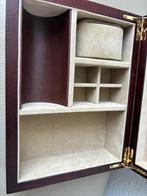 Sieradendoos - Fluweel, Hout - Vintage sieradendoos, Antiek en Kunst