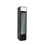 HCB Glasdeurkoeling met lichtbak - 160 liter - zwart - 230V, Zakelijke goederen, Horeca | Keukenapparatuur, Verzenden, Nieuw in verpakking