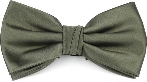Suitable Satijn Strik Olijf maat one size Heren, Kleding | Heren, Stropdassen, Effen, Groen, Nieuw, Verzenden