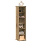 vidaXL Cd-kast 21x20x88 cm bewerkt hout artisanaal, Huis en Inrichting, Woonaccessoires | Cd- en Dvd-rekken, Verzenden, Nieuw