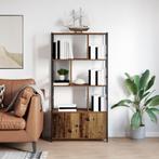 vidaXL Boekenkast Oud hout 80 x 30 x 155,5 cm Bewerkt hout, Huis en Inrichting, Kasten | Boekenkasten, Minder dan 50 cm, Verzenden