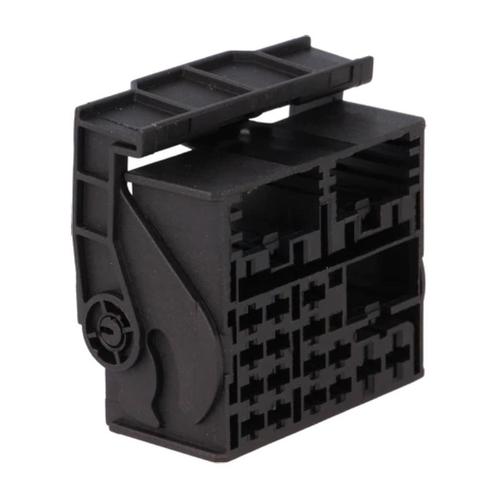 Quadlock Connector Mannelijk - 52-pins - Zwart, Auto diversen, Autoradio's, Nieuw, Ophalen of Verzenden