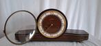 Pendule - FHS - Art Deco Glas, Hout, Messing - 1930-1940, Antiek en Kunst, Antiek | Klokken