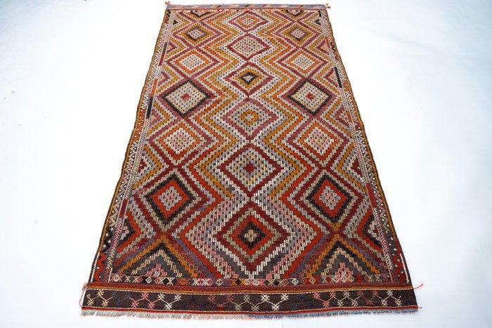 Usak - Kelim - 257 cm - 149 cm - tapijt, Huis en Inrichting, Stoffering | Tapijten en Kleden