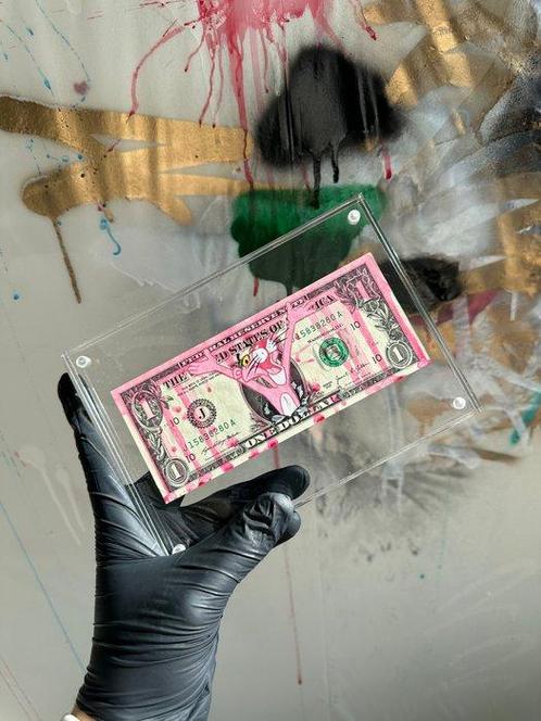 Alan Stefanov (1999) - Pink Breakout 1 dollar bill, Antiek en Kunst, Kunst | Schilderijen | Modern