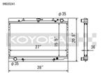 Koyo 90-96 Nissan 300ZX 3.0L Non Turbo MT Radiator, Ophalen of Verzenden, Nieuw
