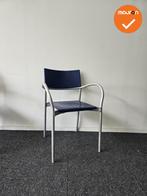 Kantinestoel - Segis Breeze - Blauw, Vergader- of Presentatieruimte, Ophalen of Verzenden, Gebruikt, Stoel