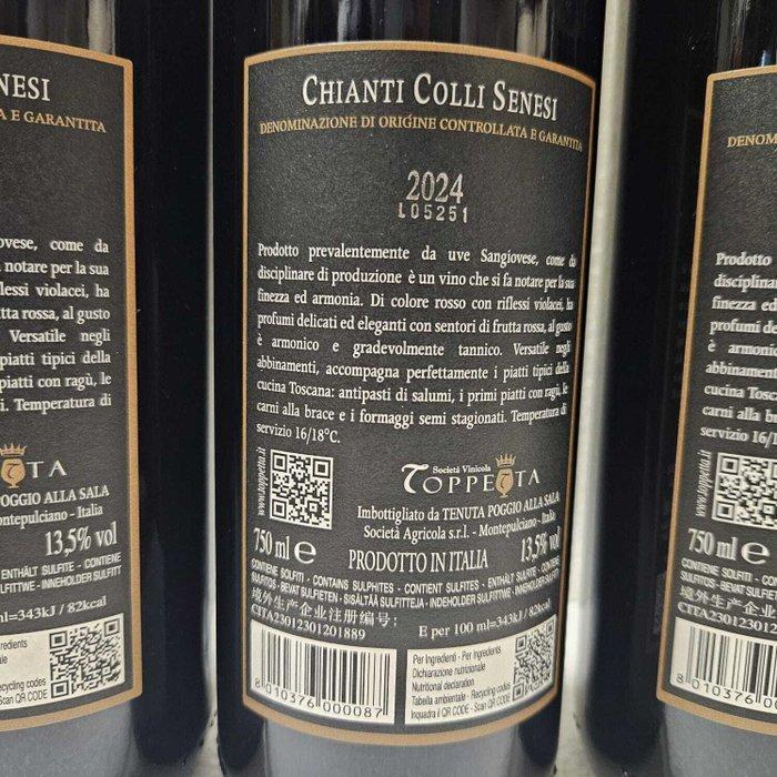 2024 Gattavecchi - Chianti Colli Senesi DOCG - 12 Flessen, Verzamelen, Wijnen