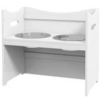 TRUUSK Verhoogde Hondenkom - In Hoogte Verstelbaar - 2L Roes, Dieren en Toebehoren