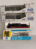 Piko H0 - 53014/53015 - Treinset (3) - Stoomlocomotief met, Nieuw