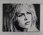 Brigitte Bardot - B.B. - Handpainted and signed - By Artist, Nieuw